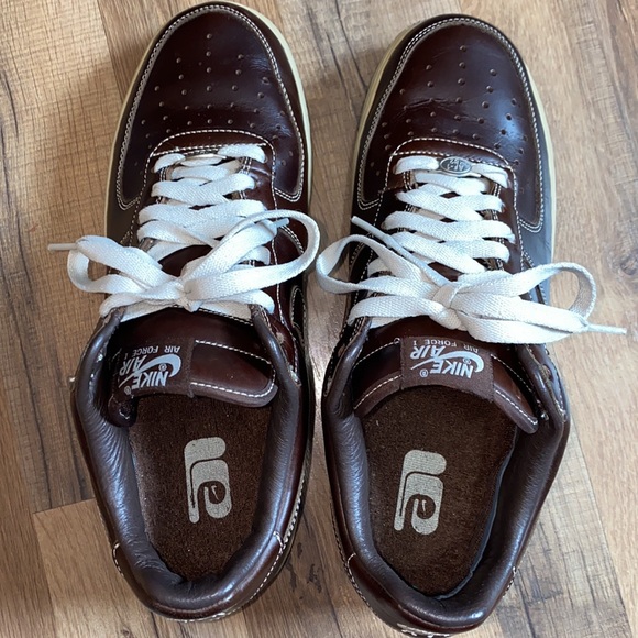 2004 Nike Air Force 1 Baroque Chocolate Brown - Picture 9 of 13